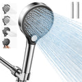 Filtered Shower Head with Handheld, High Pressure for Hard Water | 3 Spray Modes, Adjustable Angle Shower Head Water Softener, Removable Showerhead with Replacable Filter-59ft Hose